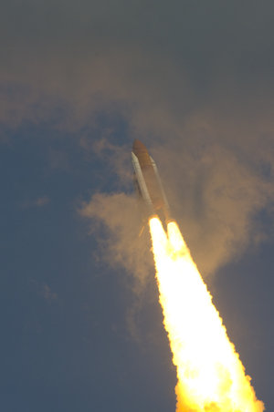 Atlantis shuttle lifts off