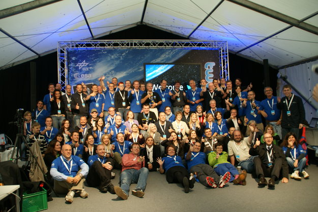 Astronauts and participants at the event formerly known as 'Spacetweetup' 2011