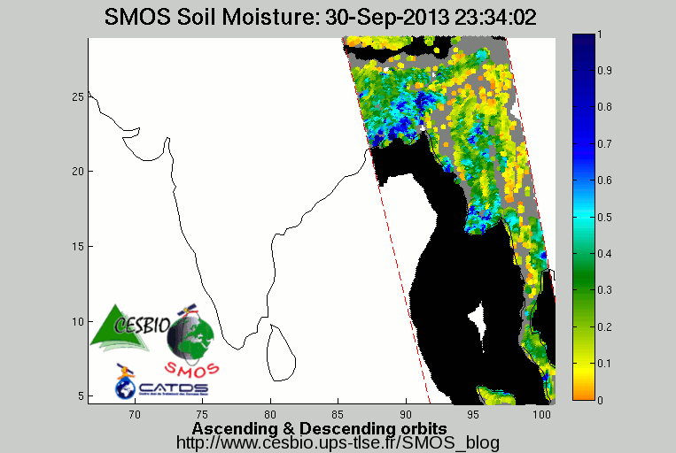 SMOS sees cyclone over land