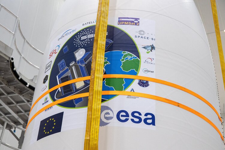Vega's new Small Spacecraft Mission Service (SSMS) dispenser will release 53 satellites on Europe's first rideshare flight VV16, dedicated to light satellites.