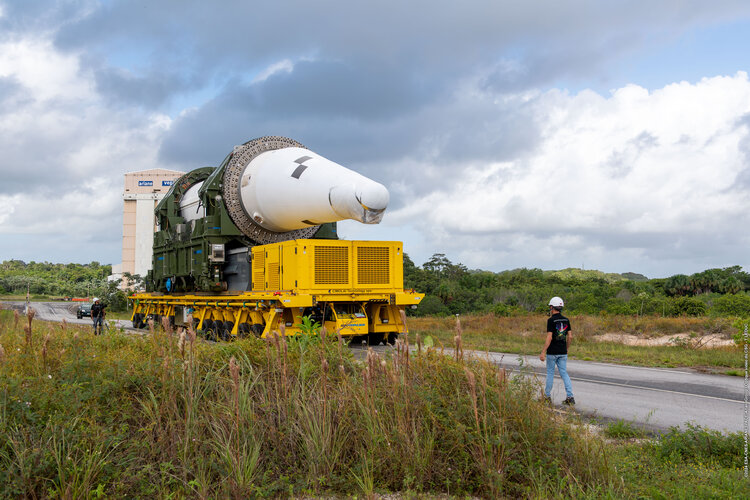 Ariane 6 first booster 